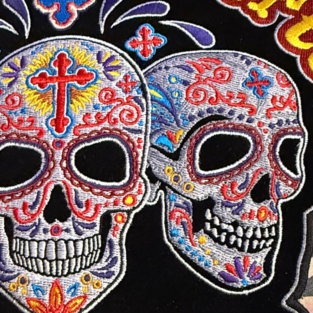 Patch Da De Los Muertos Skull Patch - image 4